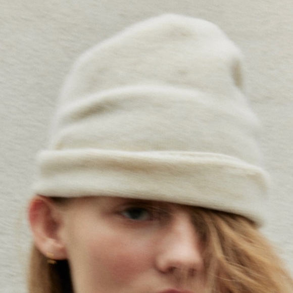 Knit beanie soft ecru - Picture 4 of 4